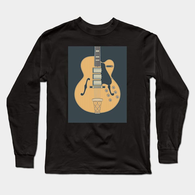 Natural Switchmaster Guitar Long Sleeve T-Shirt by milhad